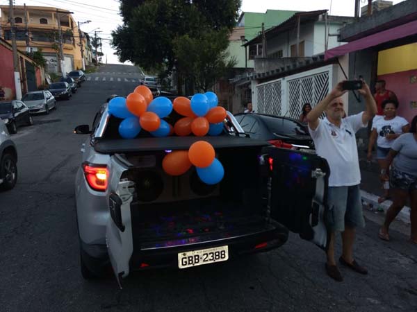 Carro de Declaração na Zona Leste