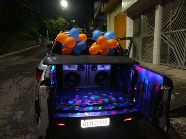Carro de Mensagem na Zona Leste
