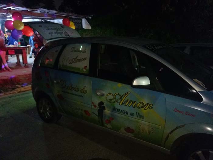 Carro de Homenagem em Poá