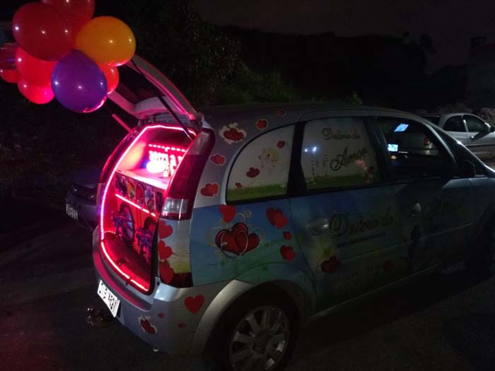 Carro de Homenagem em Poá