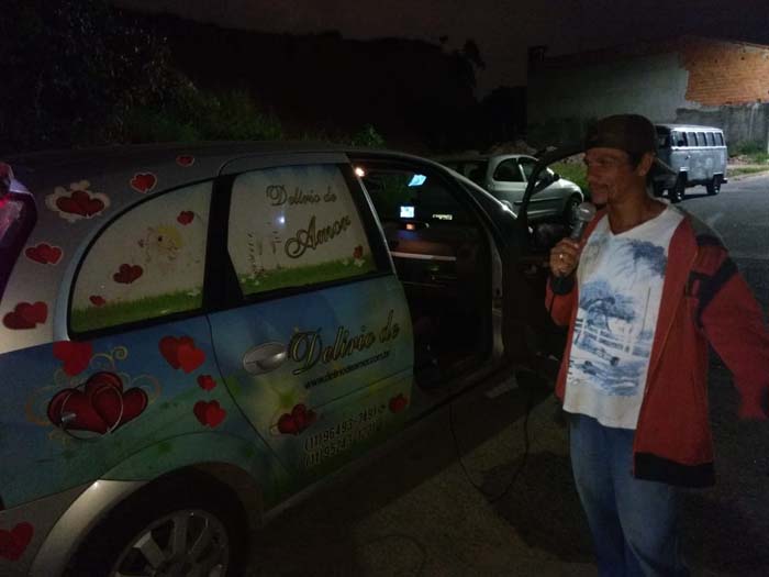 Carro de Homenagem em Poá